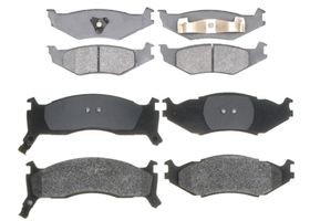 Kit De Balatas Semimetálicas Delanteras Y Traseras Service Grade