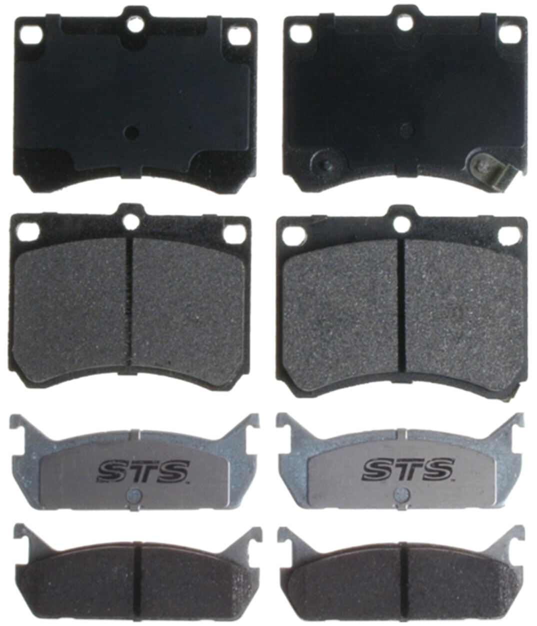 Kit De Balatas Semimetálicas Delanteras Y Traseras Service Grade