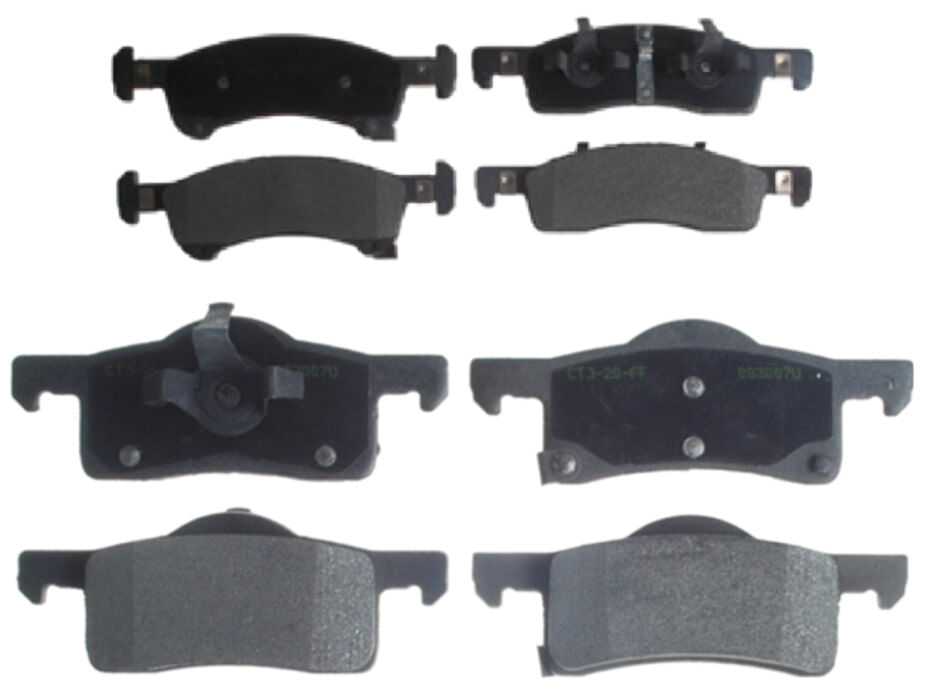 Kit De Balatas Semimetálicas Delanteras Y Traseras Service Grade