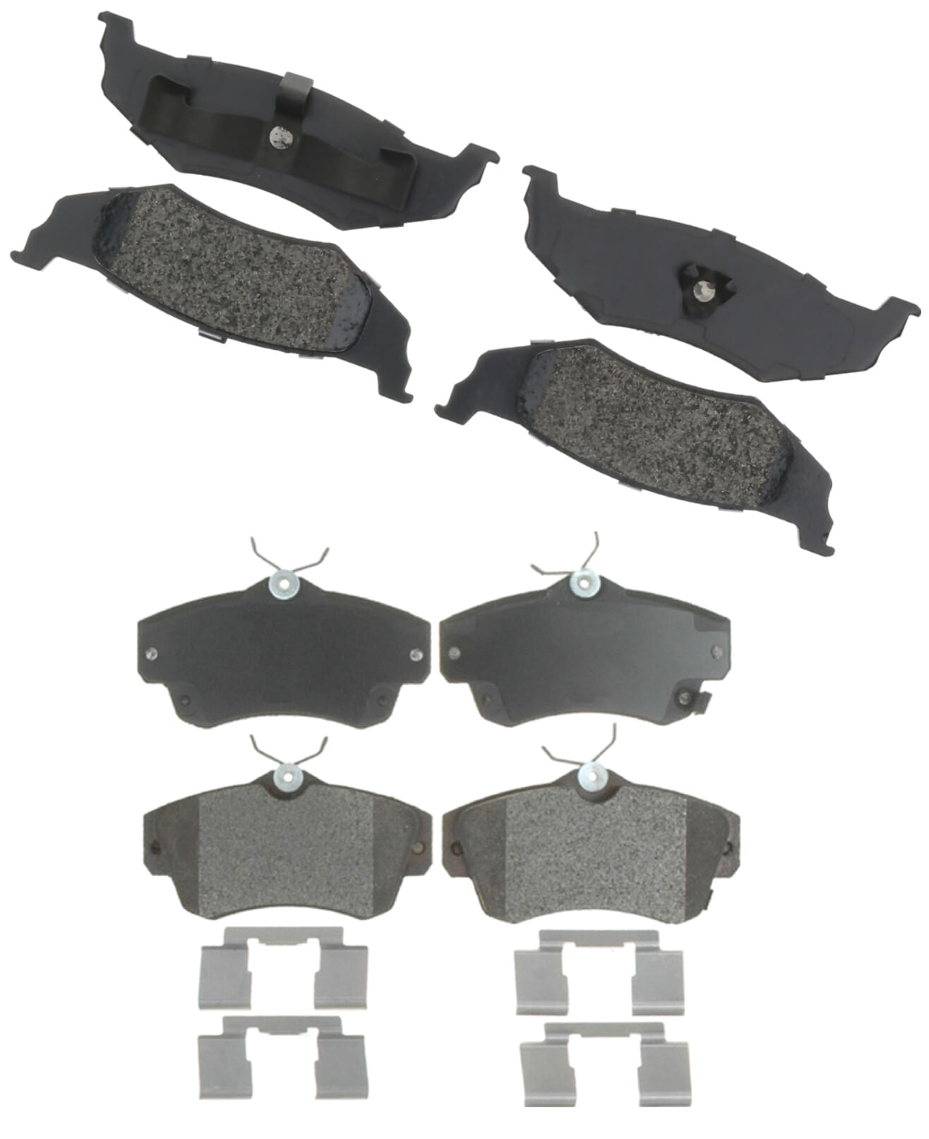 Kit De Balatas Semimetálicas Delanteras Y Traseras Professional Grade