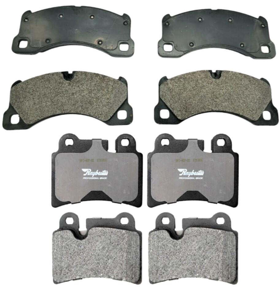 Kit De Balatas Semimetálicas Delanteras Y Traseras Professional Grade