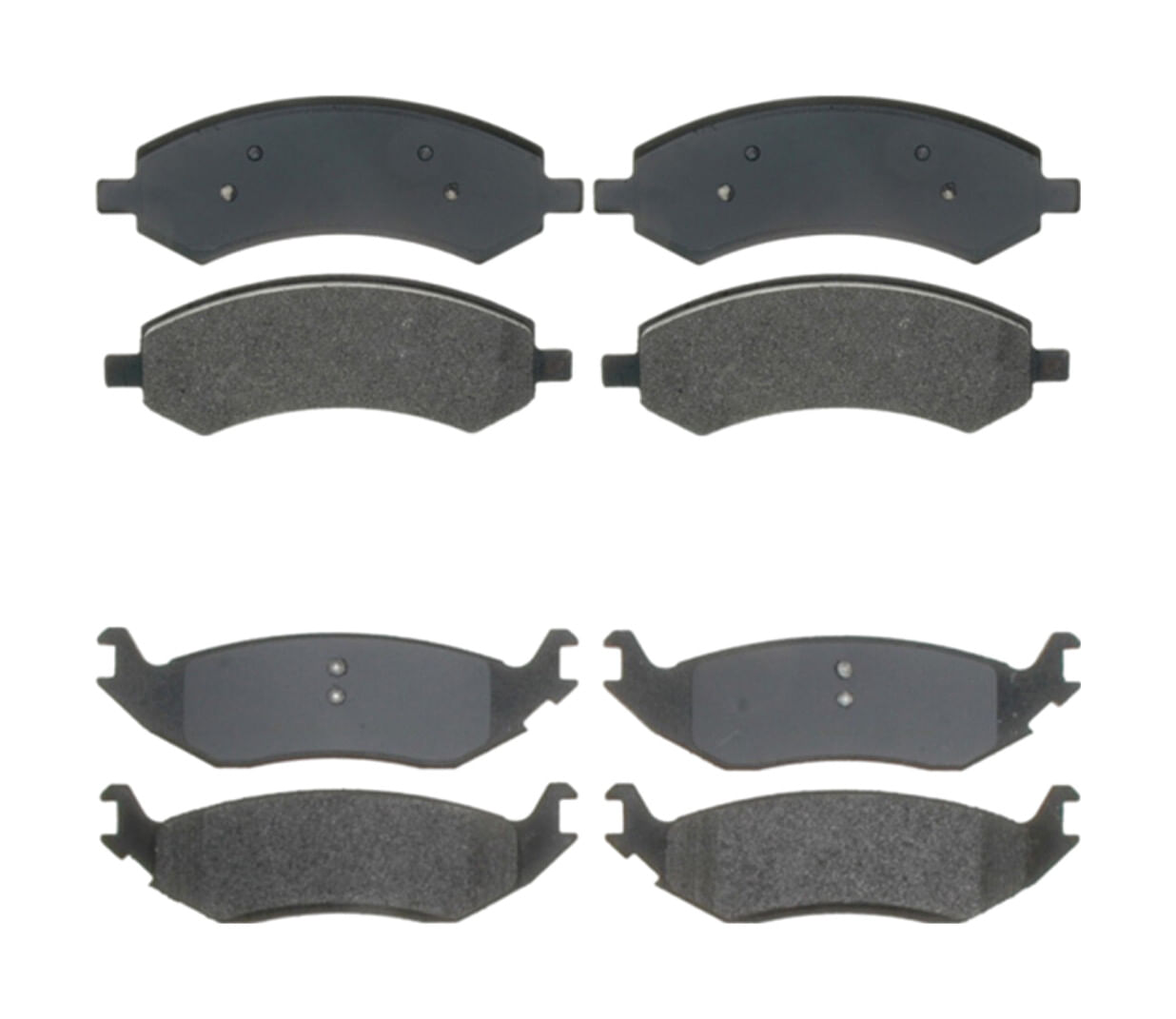 Kit De Balatas Semimetálicas Delanteras Y Traseras Service Grade