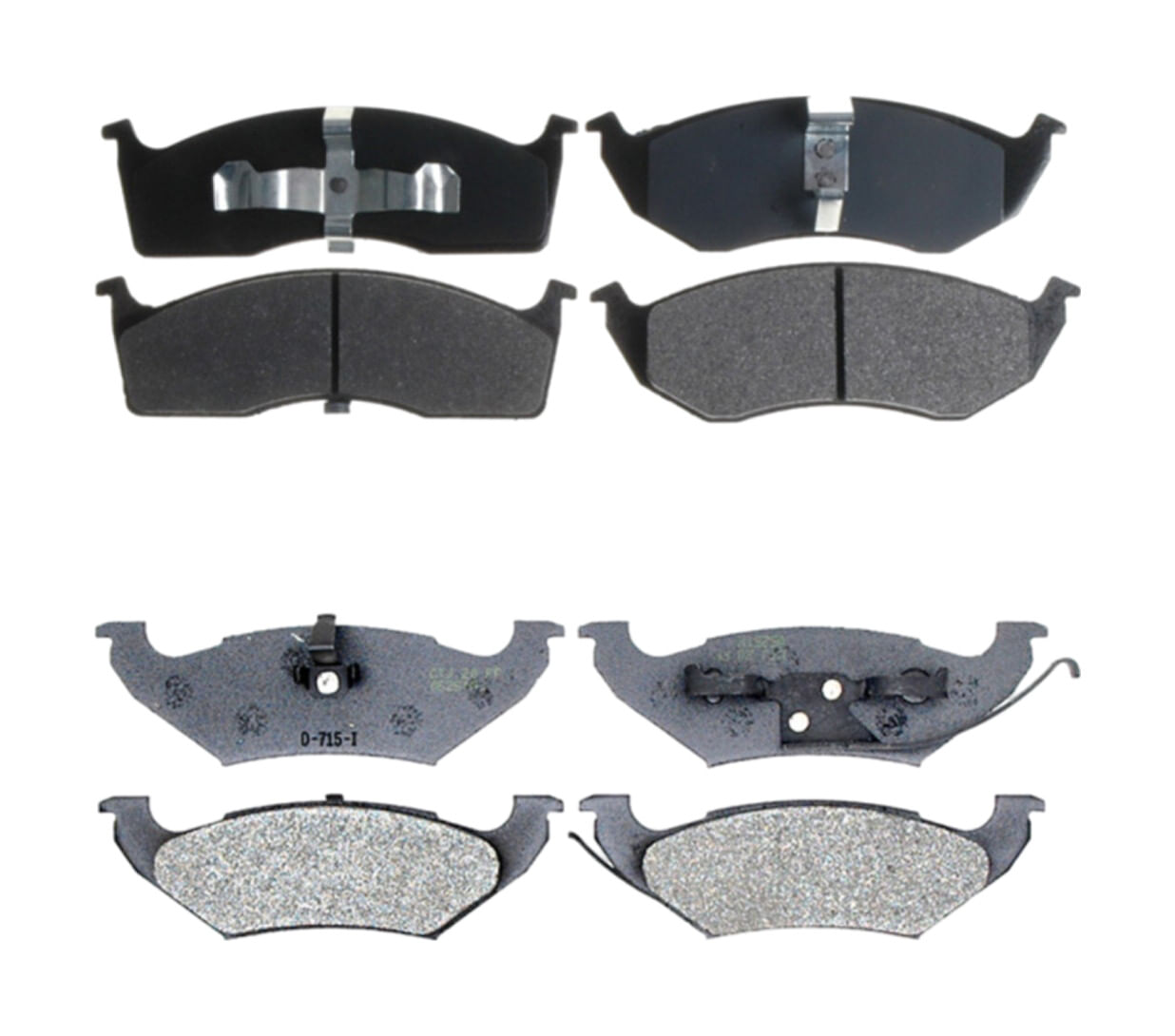 Kit De Balatas Semimetálicas Delanteras Y Traseras Service Grade