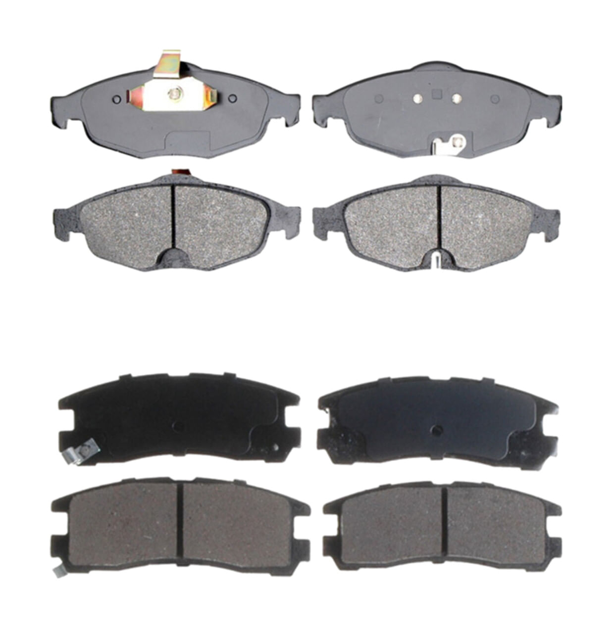 Kit De Balatas Semimetálicas Delanteras Y Traseras Service Grade