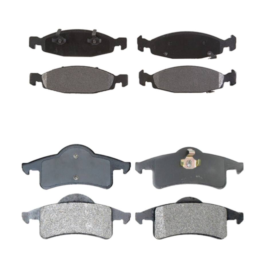Kit De Balatas Semimetálicas Delanteras Y Traseras Service Grade