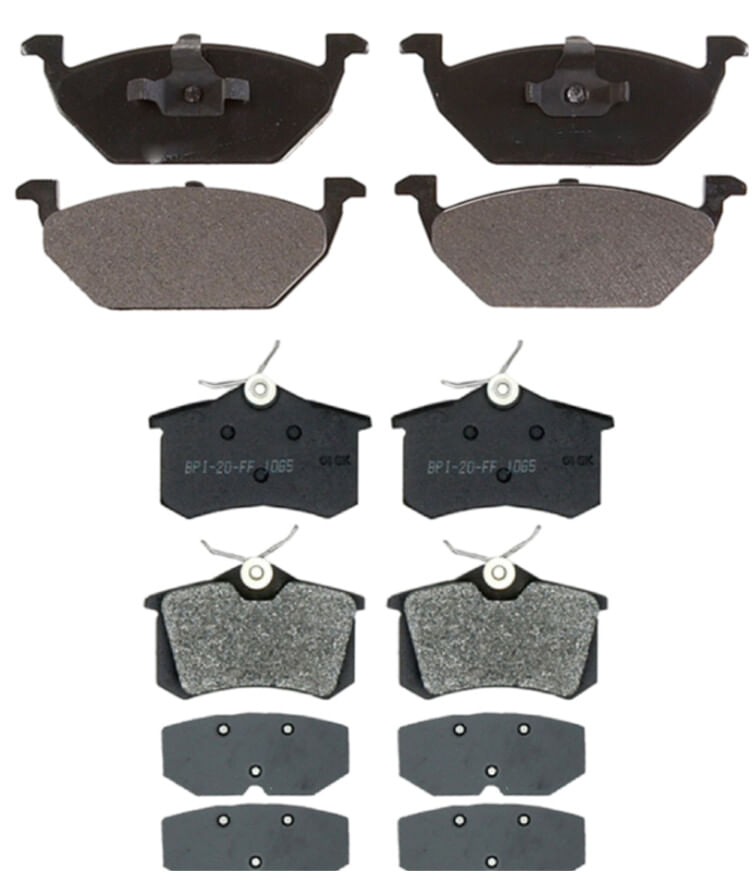 Kit De Balatas Semimetálicas Delanteras Y Traseras Service Grade