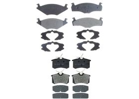 Kit De Balatas Semimetálicas Delanteras Y Traseras Service Grade