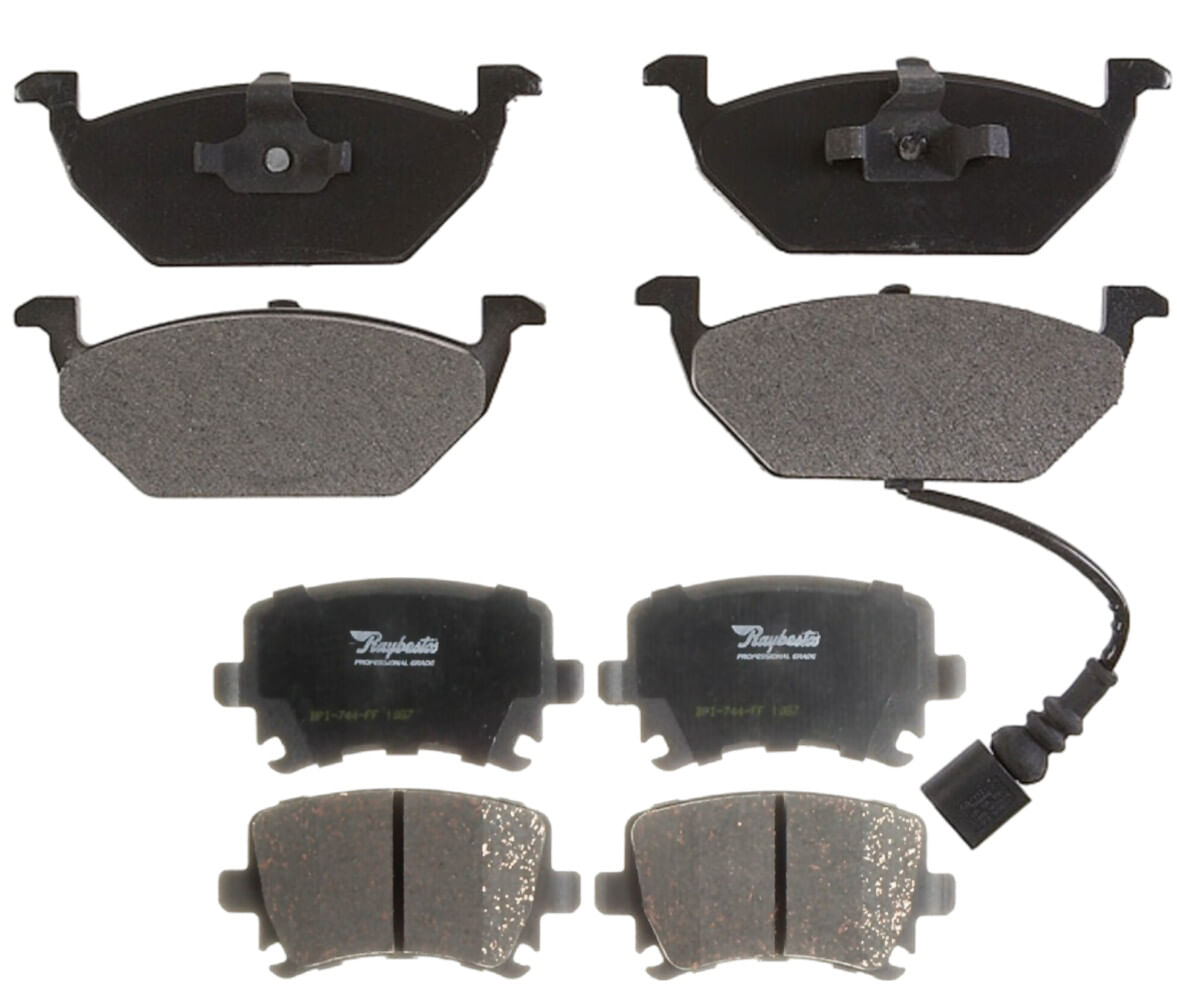 Kit De Balatas Semimetálicas Delanteras Y Traseras Professional Grade