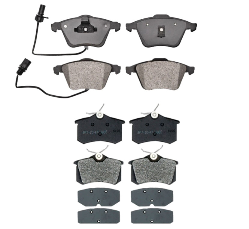Kit De Balatas Semimetálicas Delanteras Y Traseras Professional Grade