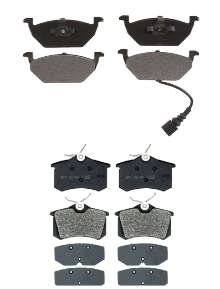 Kit De Balatas Semimetálicas Delanteras Y Traseras Professional Grade