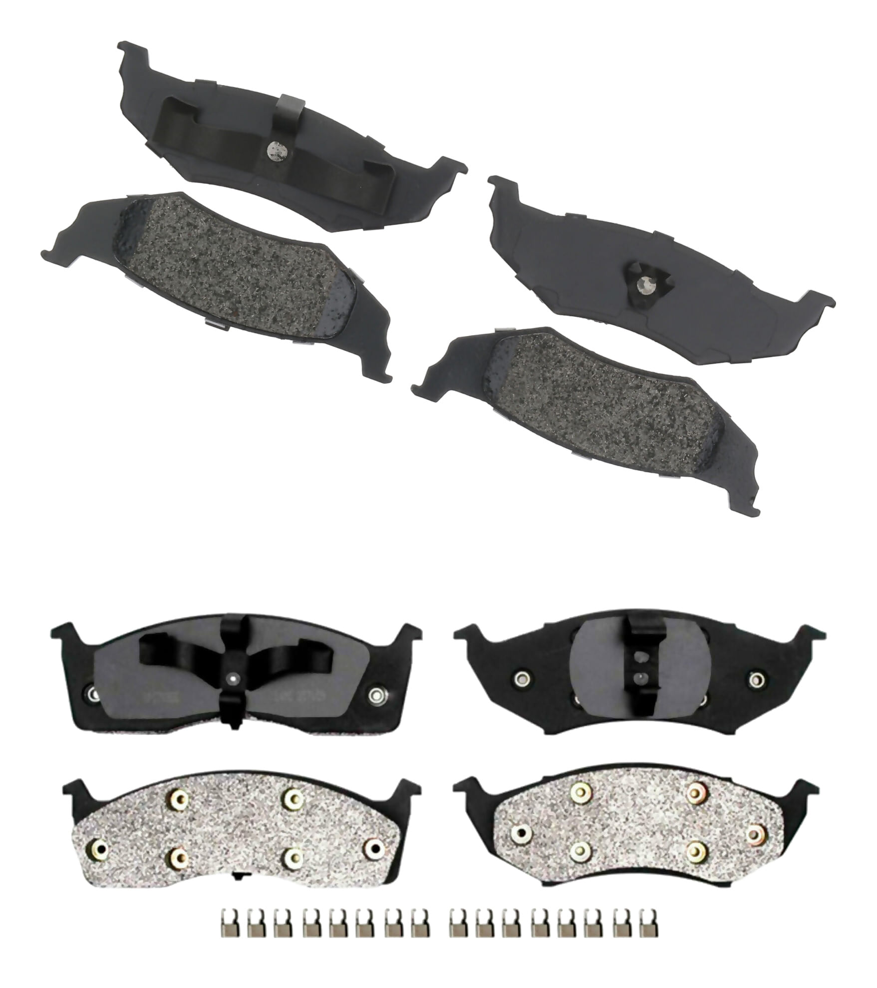 Kit De Balatas Semimetálicas Delanteras Y Traseras Professional Grade
