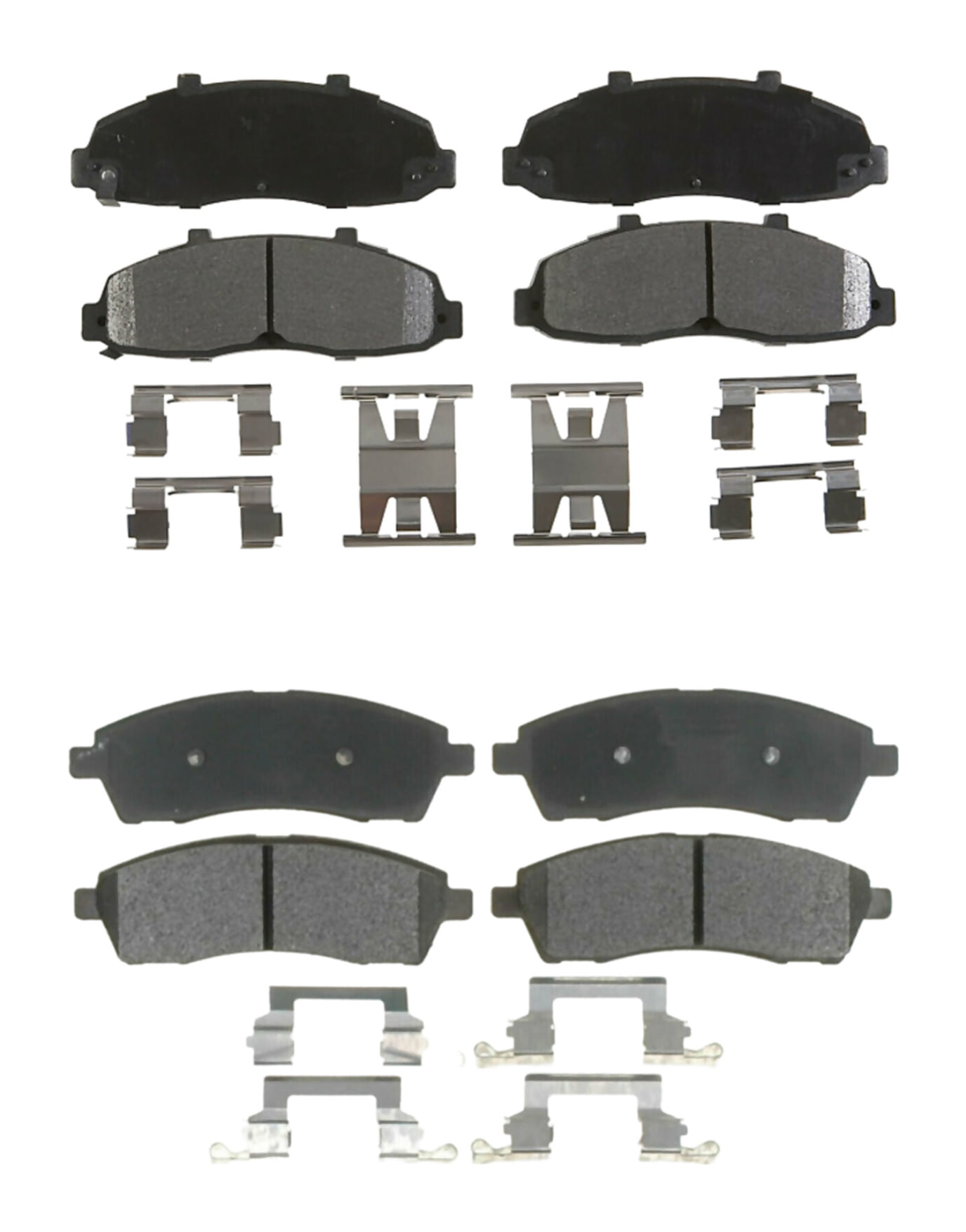 Kit De Balatas Semimetálicas Delanteras Y Traseras Professional Grade