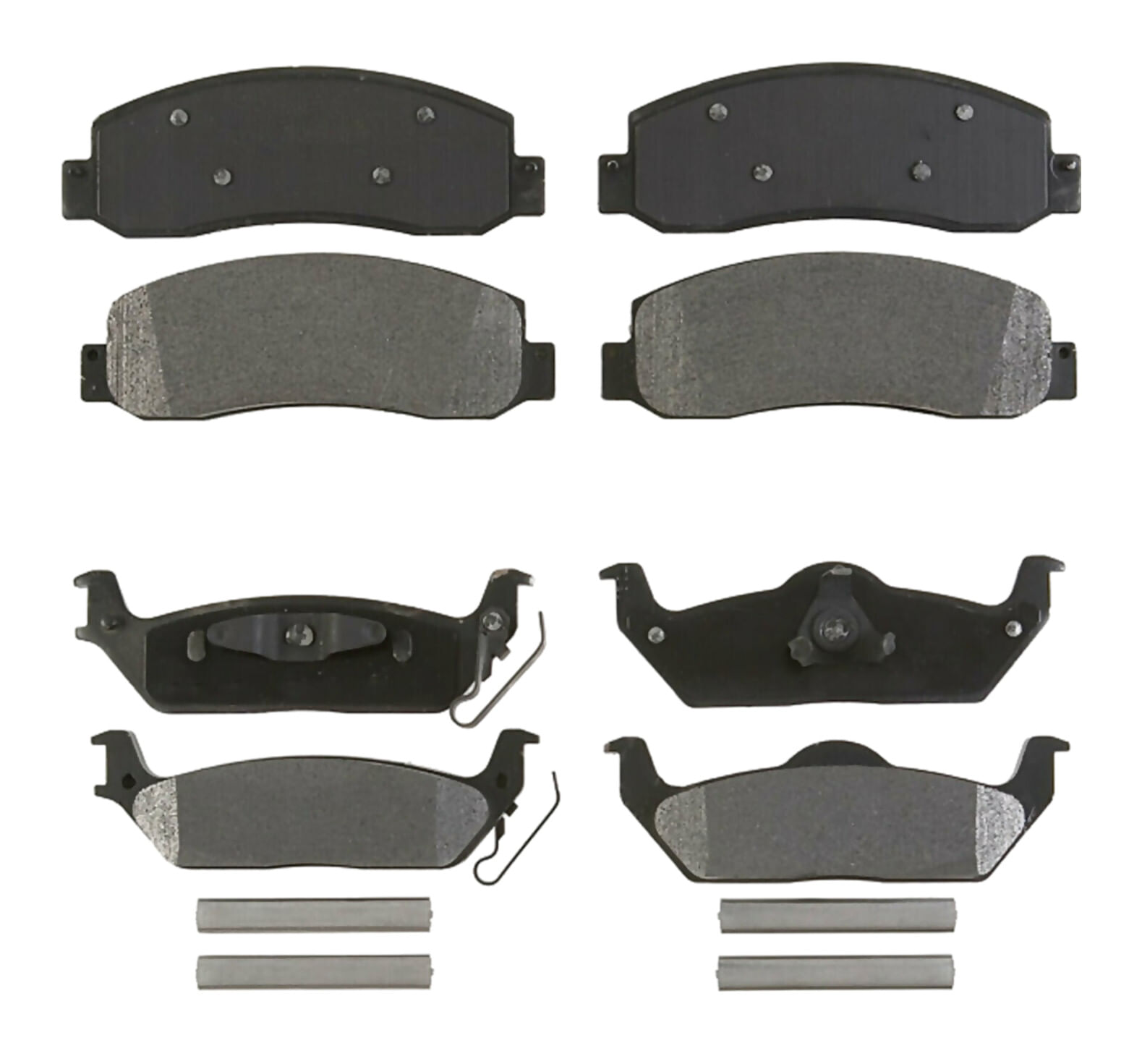 Kit De Balatas Semimetálicas Delanteras Y Traseras Professional Grade