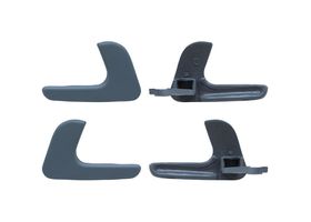 Juego De Manijas De Puertas Interiores Delanteras Grises Claras