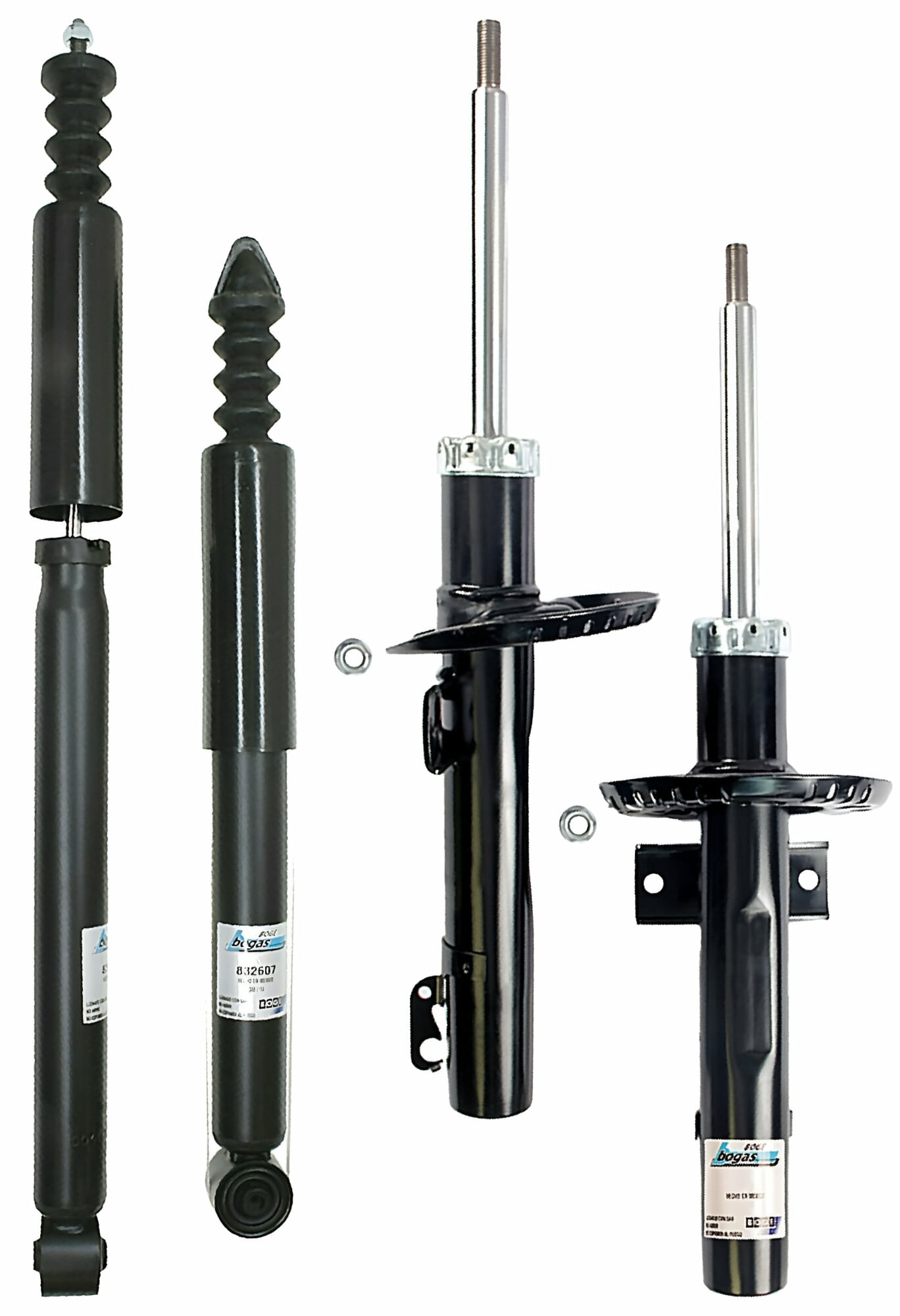 Kit De 4 Amortiguadores Gas Bogas FWD
