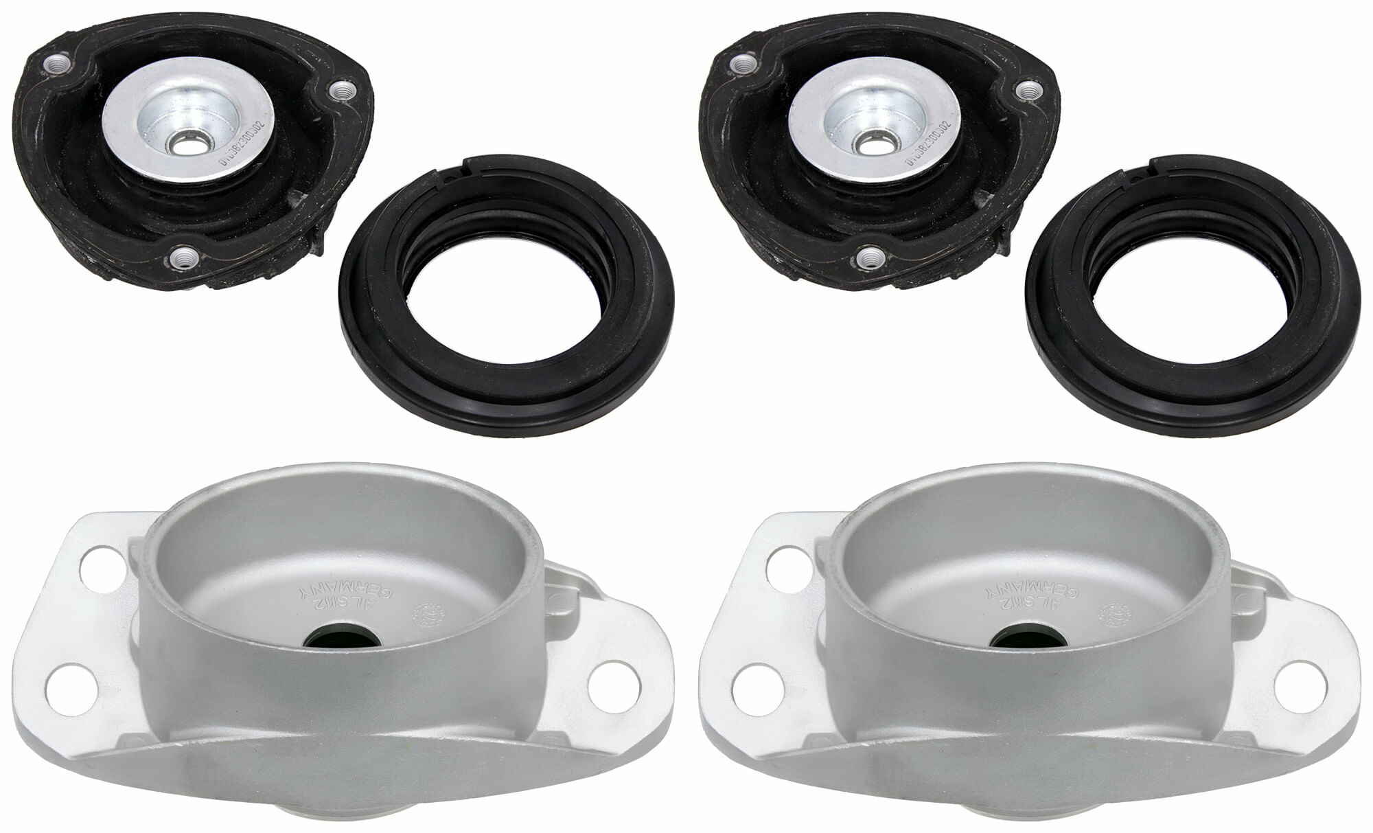 Kit De Bases Para Amortiguador Delanteras Y Traseras