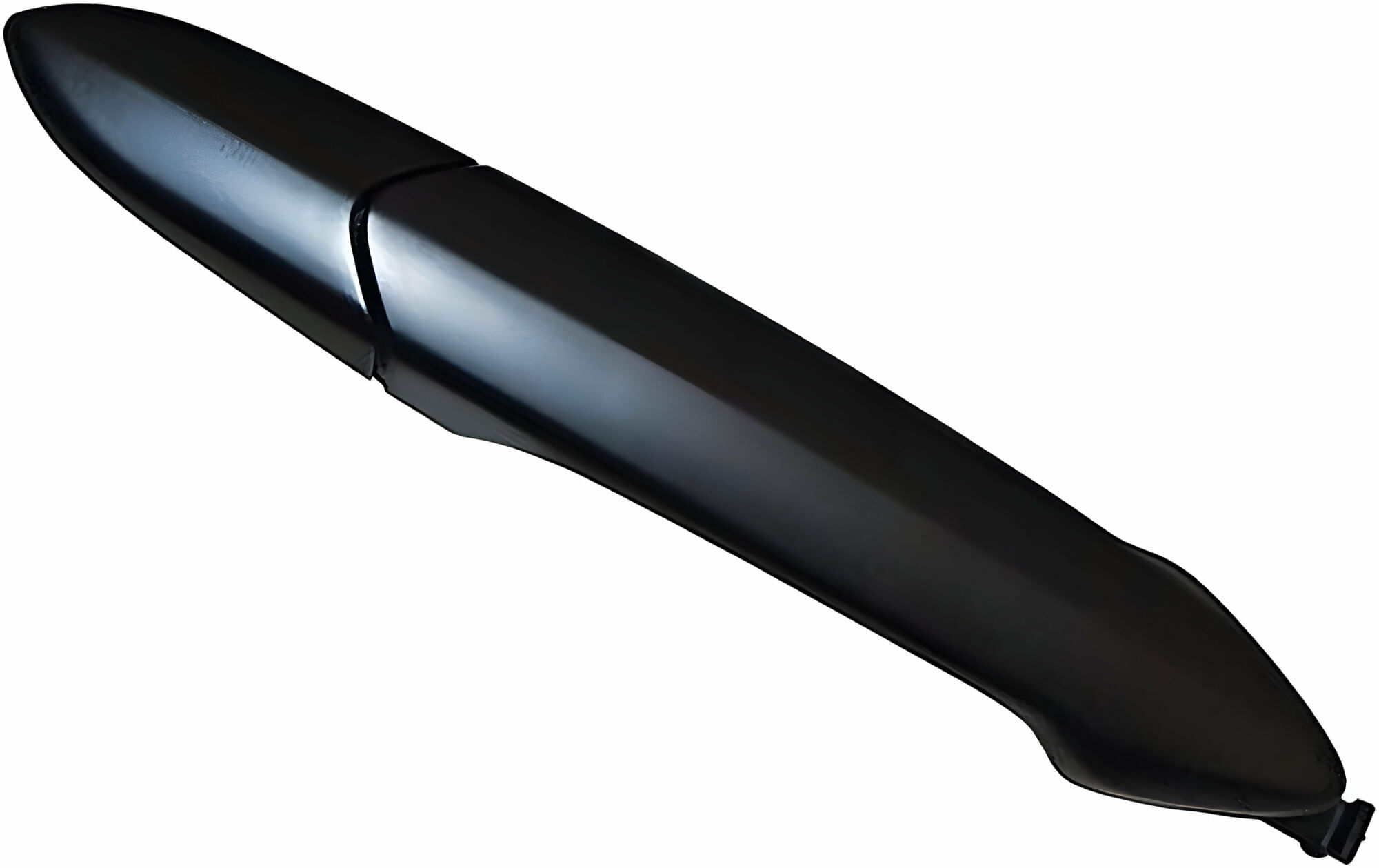 Manija Puerta Exterior Delantera Liso Negro Sin Hoyo Para Llave Lado Pasajero