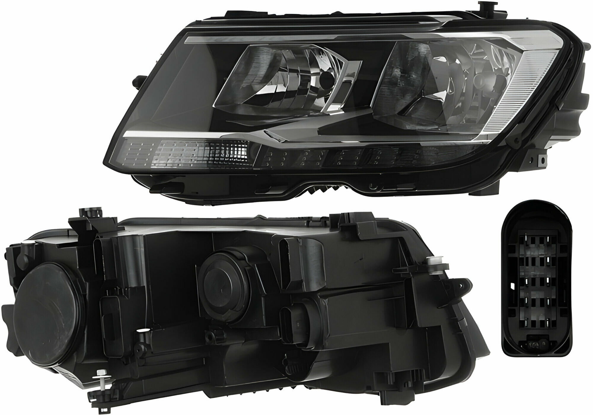 Faro Con Motor Eléctrico Con Leds Lado Conductor