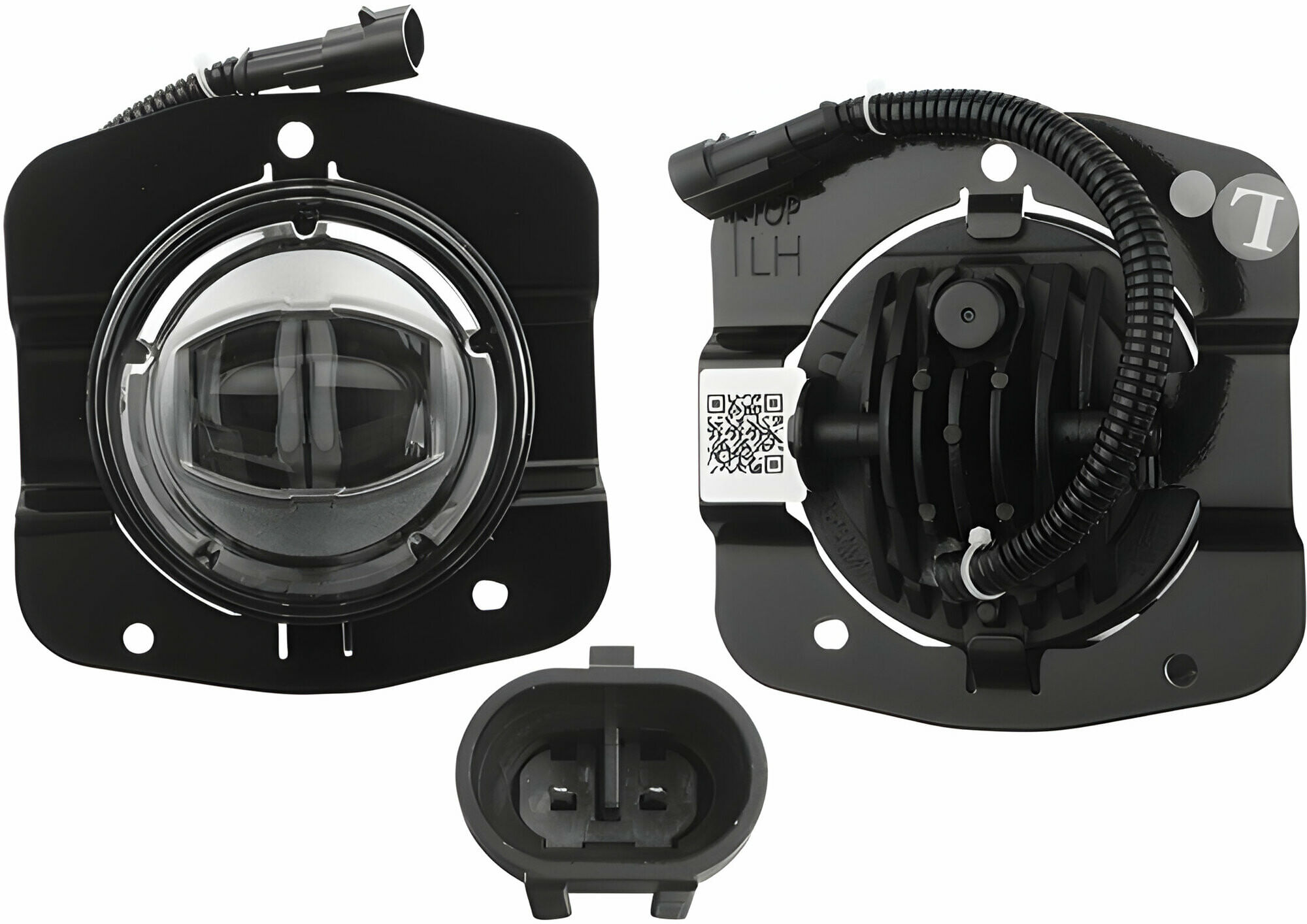 Faro Para Niebla Led Con Base Con Leds Lado Conductor