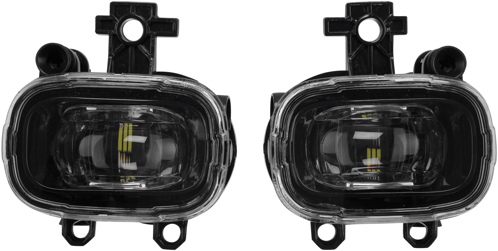 Juego De Faros Para Niebla Con Base Con Cables