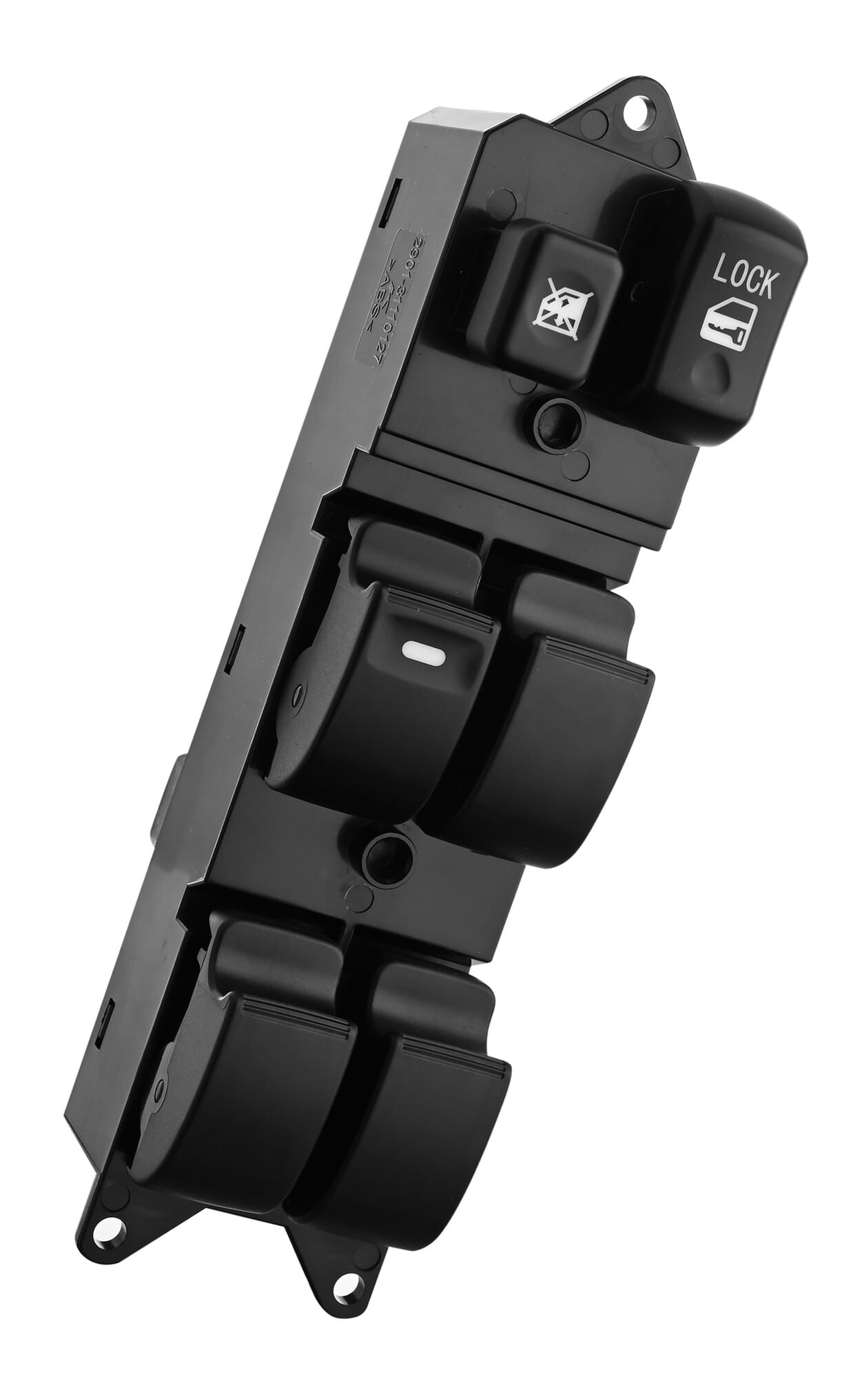 Control Para Cristal Negro 6 Teclas