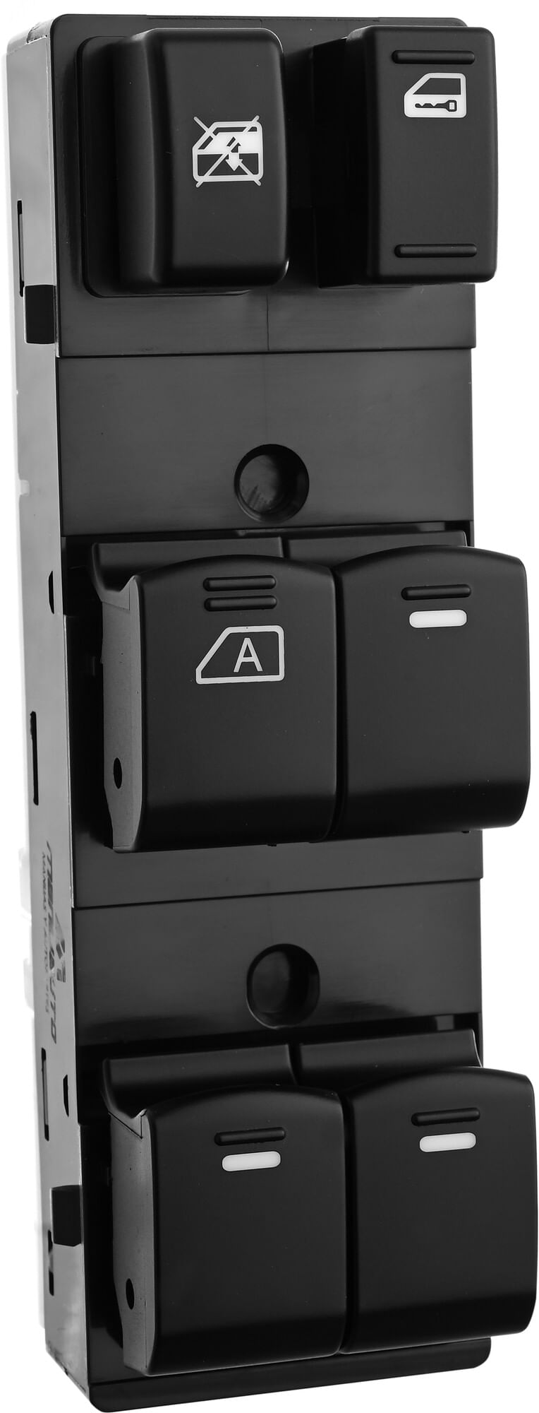 Control Para Cristal Negro 6 Teclas
