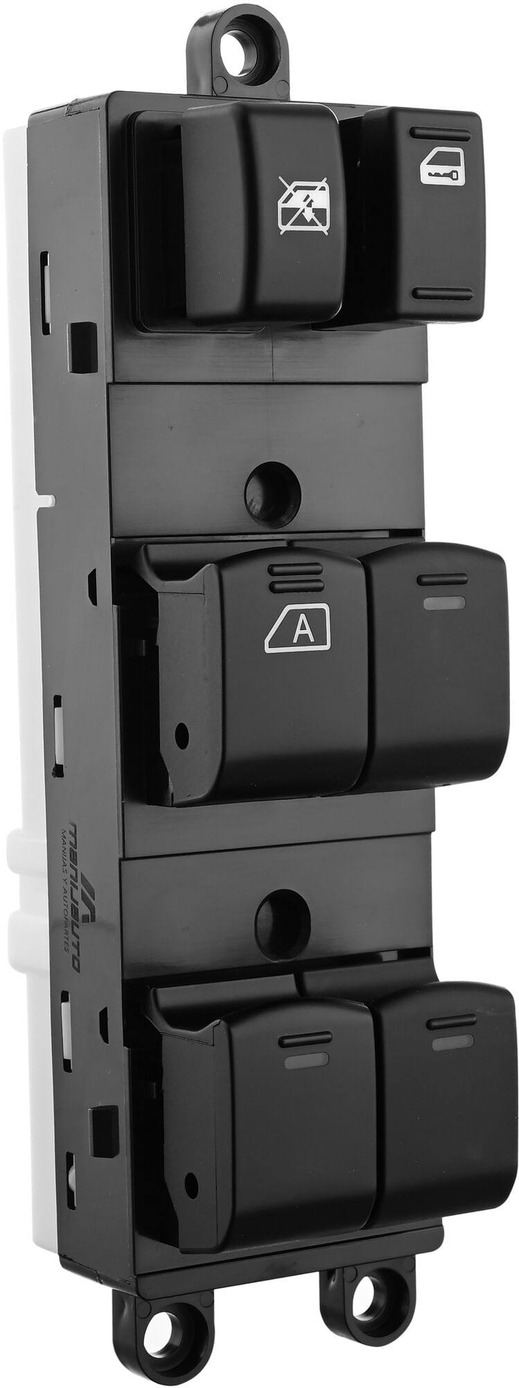 Control Para Cristal Negro 6 Teclas
