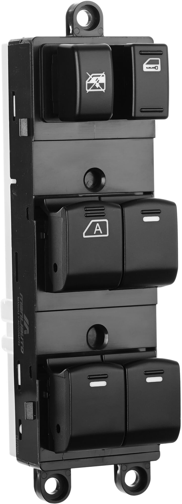 Control Para Cristal Negro 6 Teclas