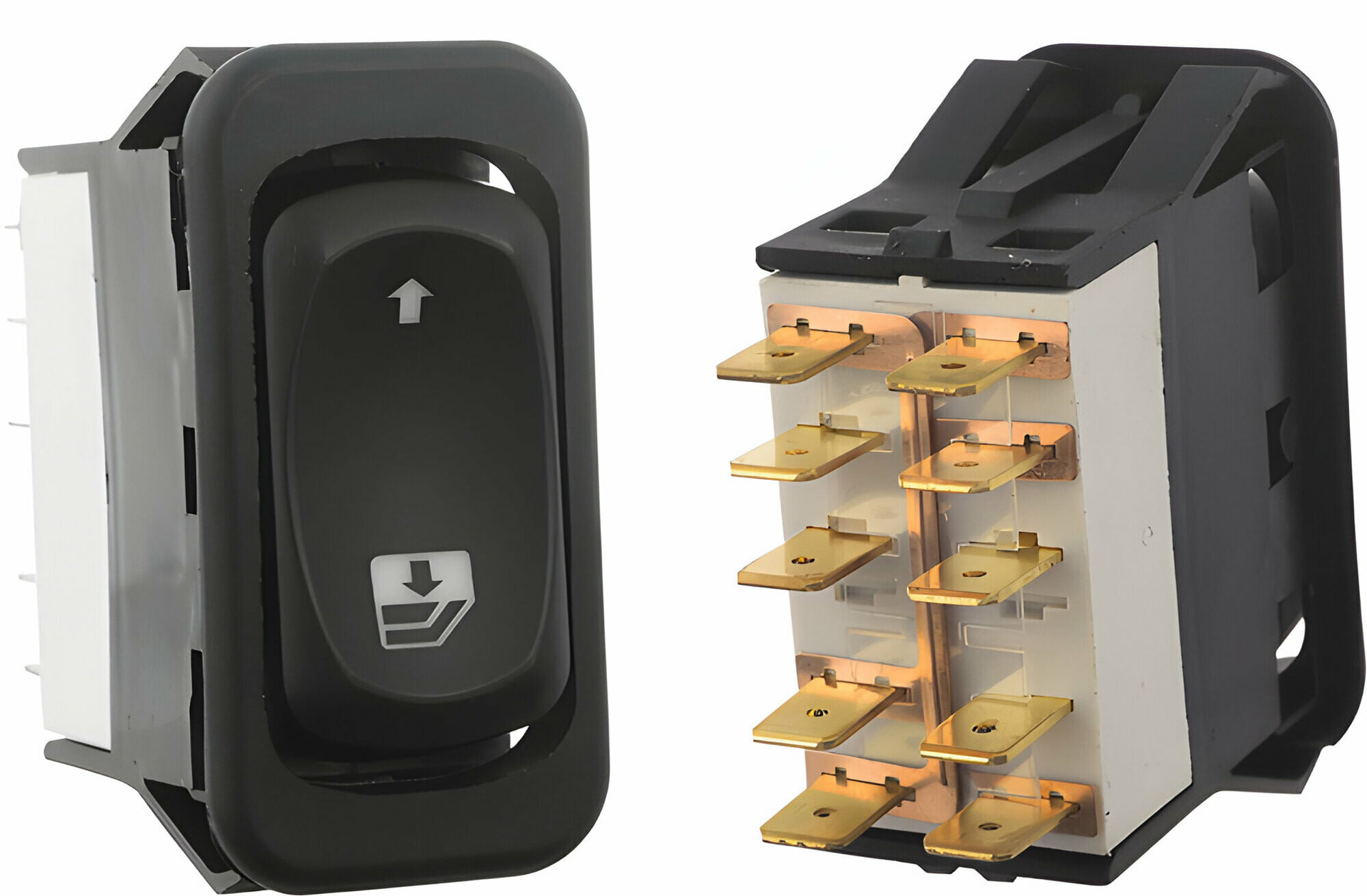 Control Para Cristal Negro 1 Tecla