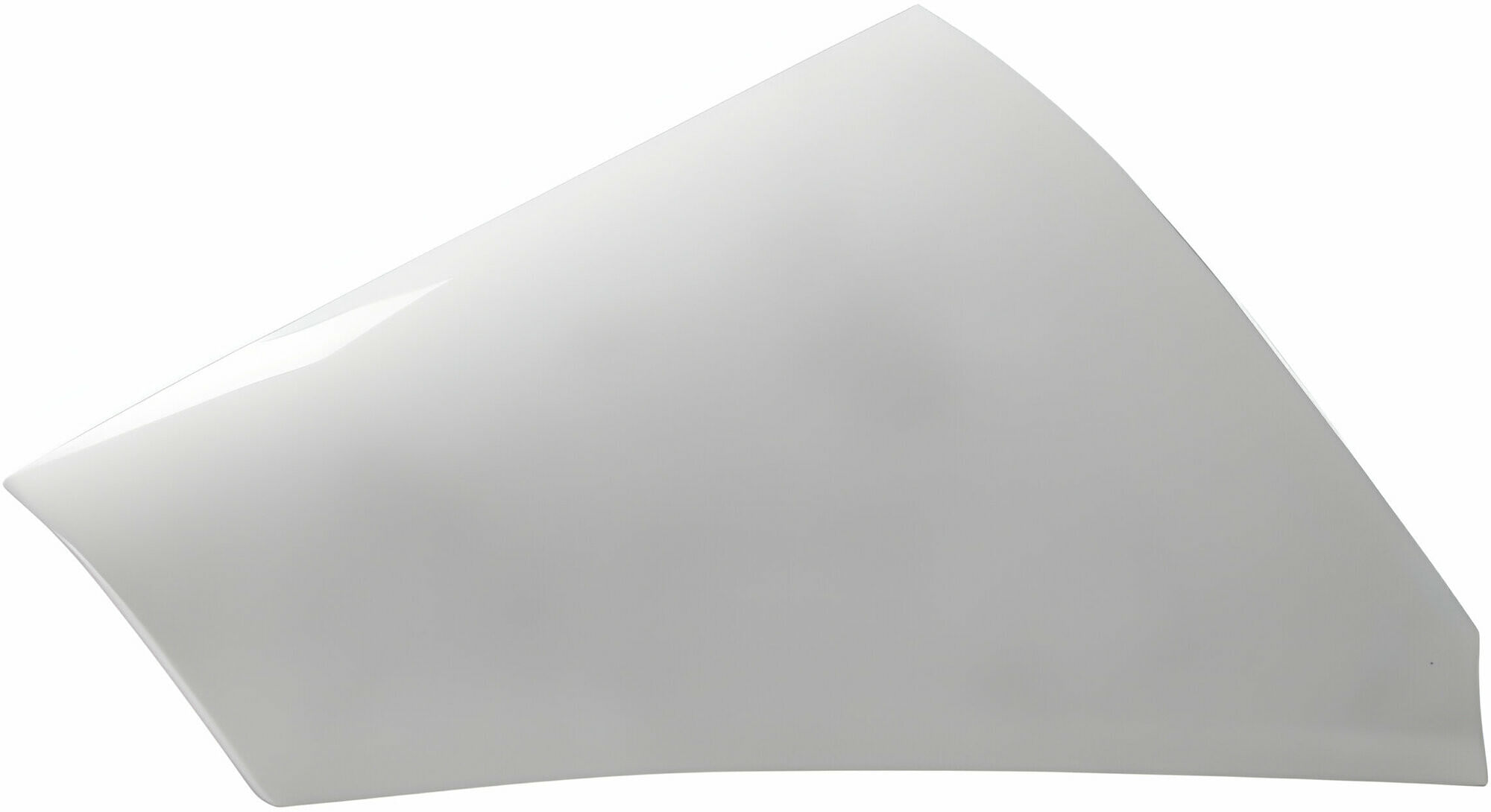 Panel Delantero Blanco Sin Base Para Espejo Lado Conductor