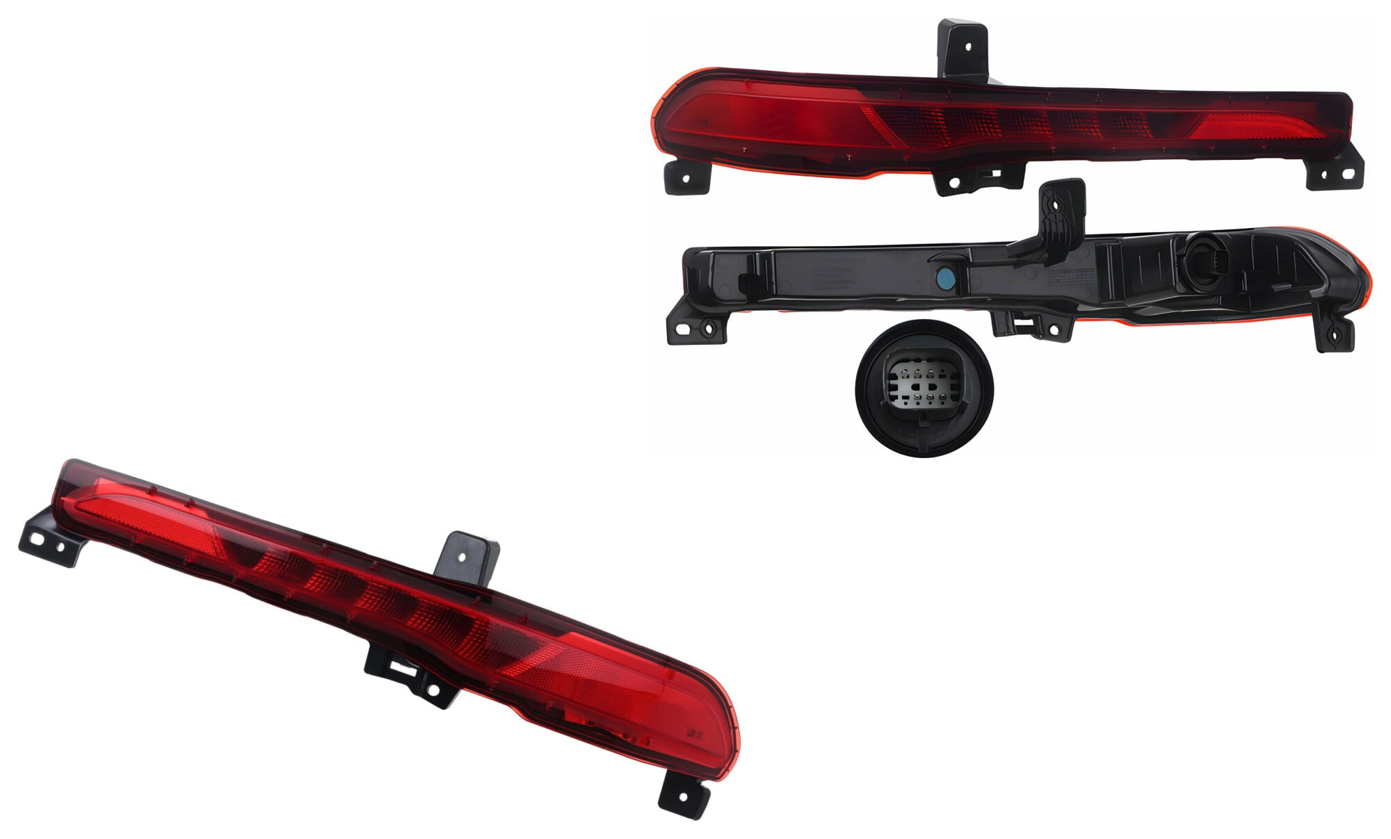 Par De Cuartos Traseros Con Leds