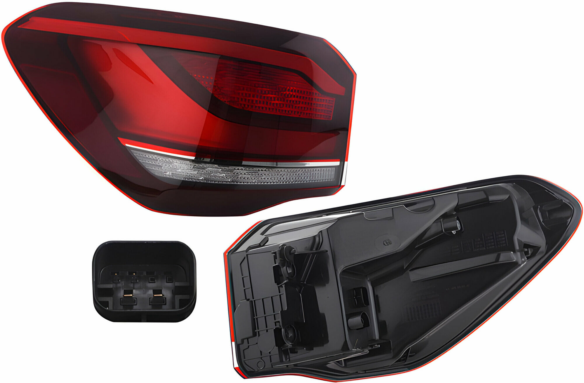 Calavera Exterior Con Leds Lado Conductor