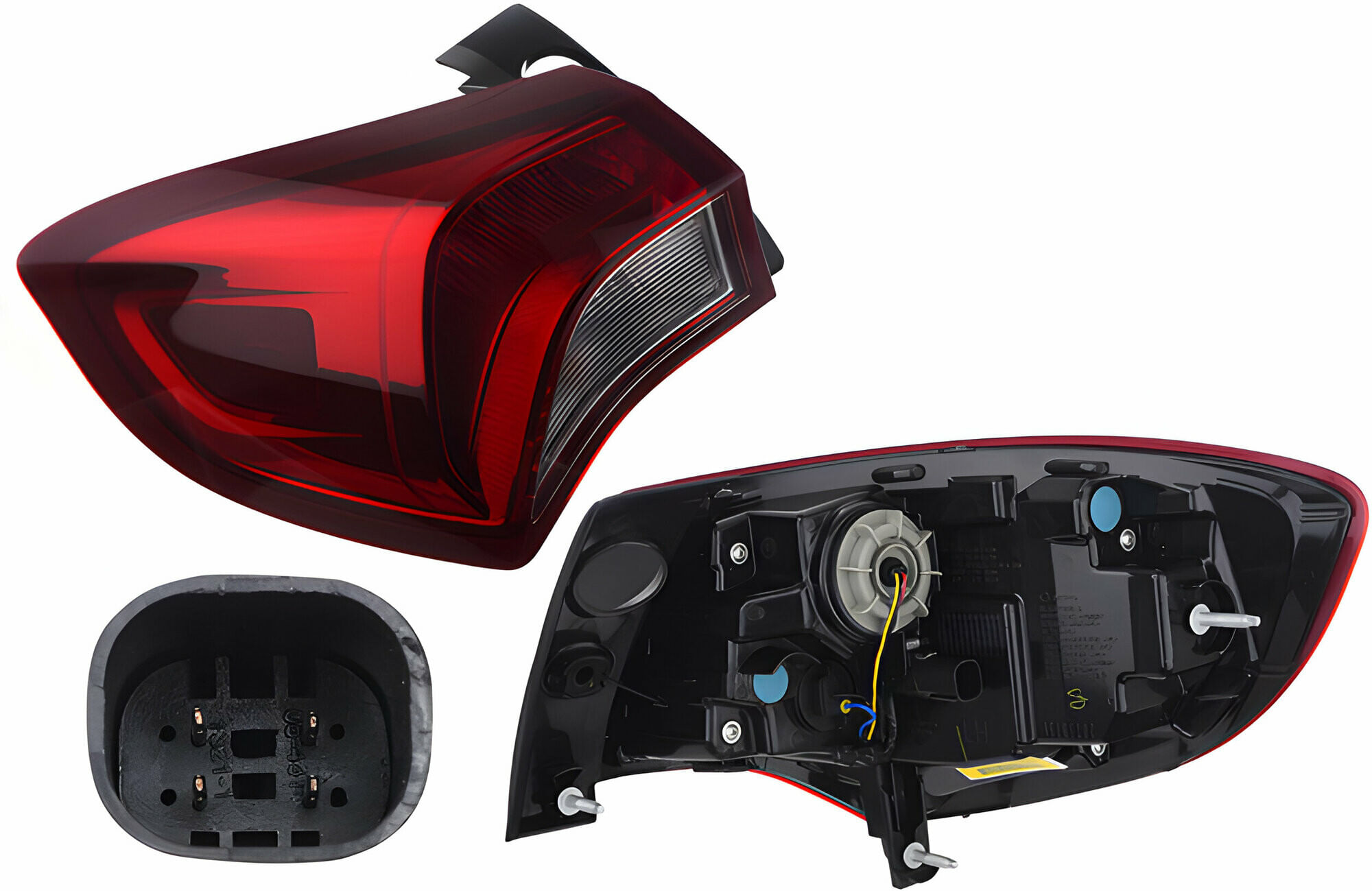 Calavera Exterior Con Leds Lado Conductor