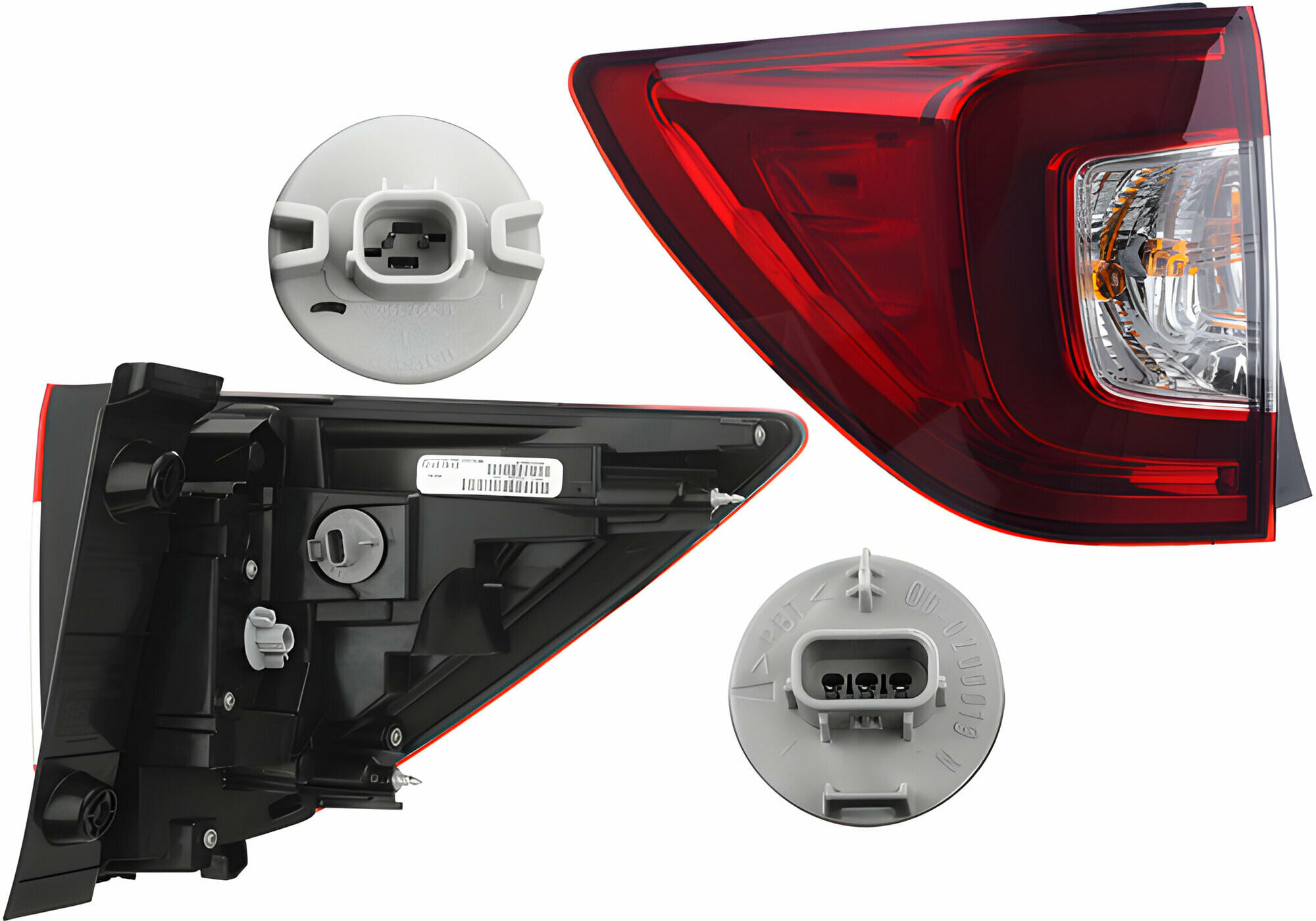 Calavera Exterior Con Leds Lado Conductor