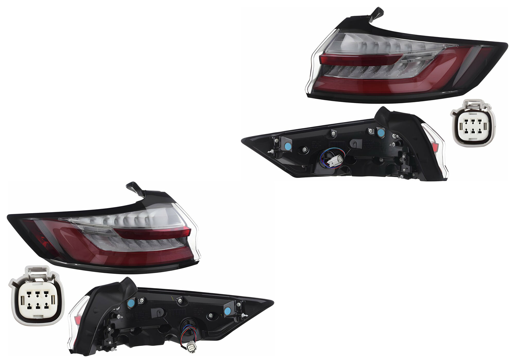 Par De Calaveras Exteriores Con Leds