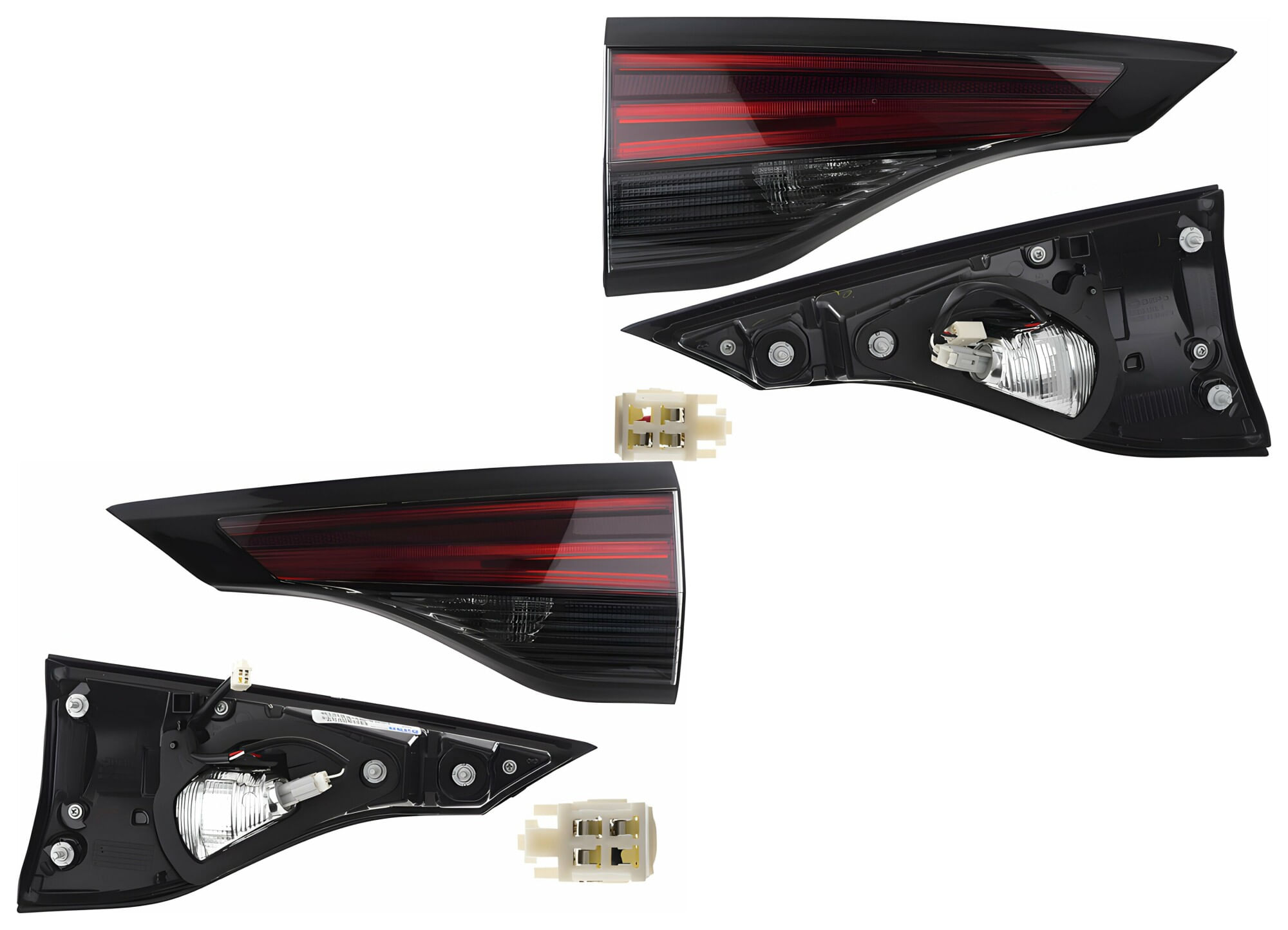 Par De Calaveras Interiores Con Leds