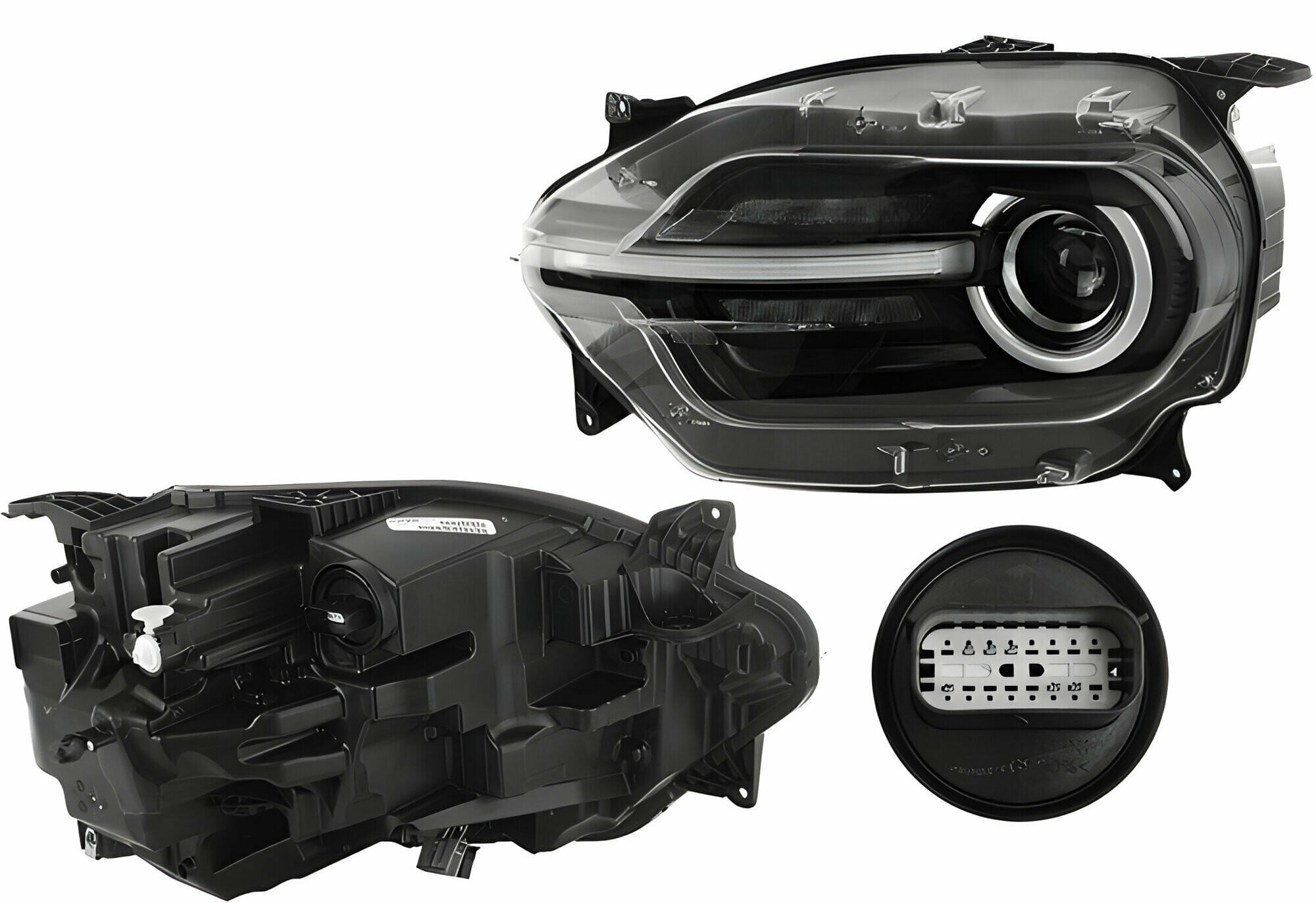 Faro Con Leds Lado Conductor