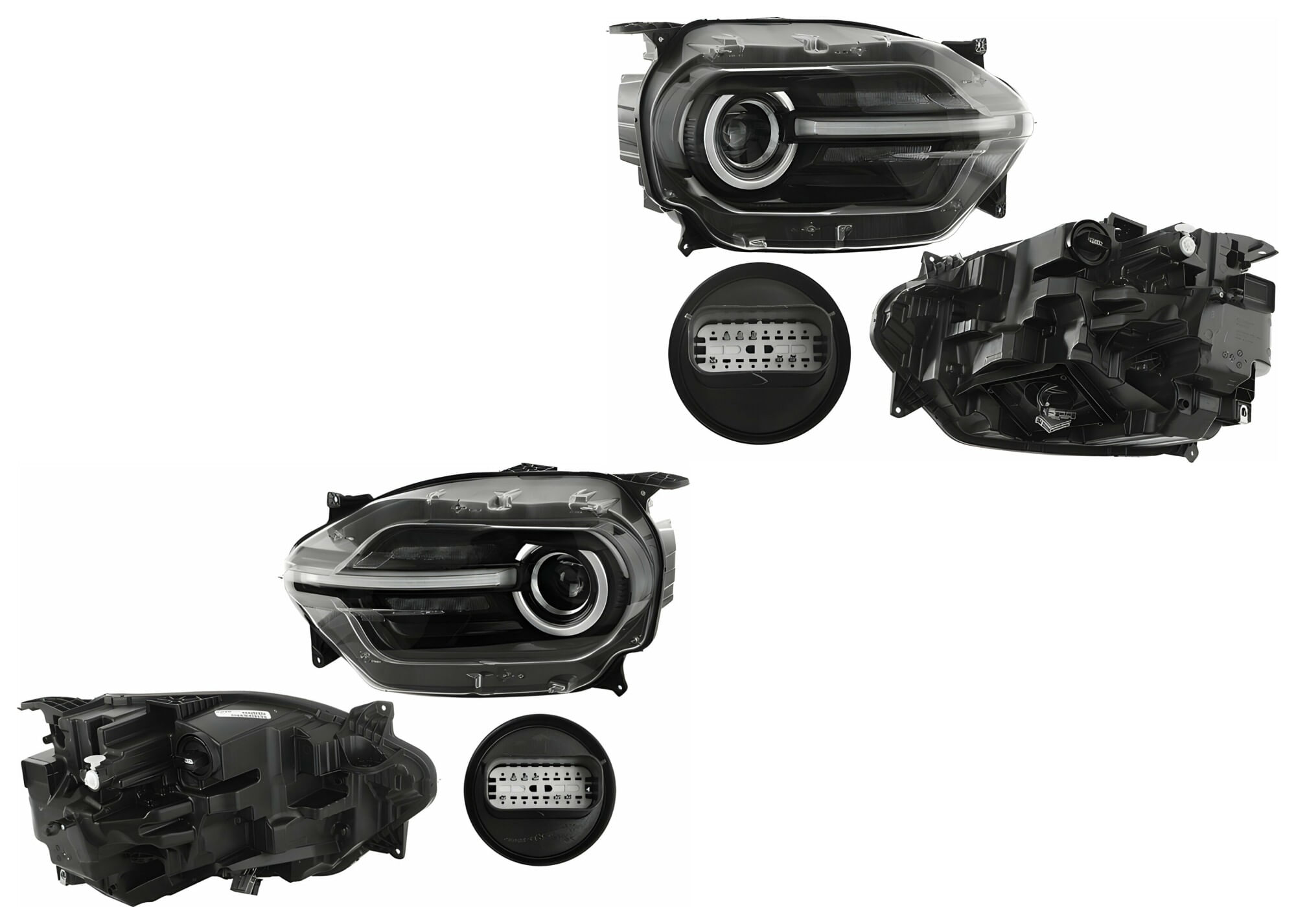 Par De Faros Con Leds