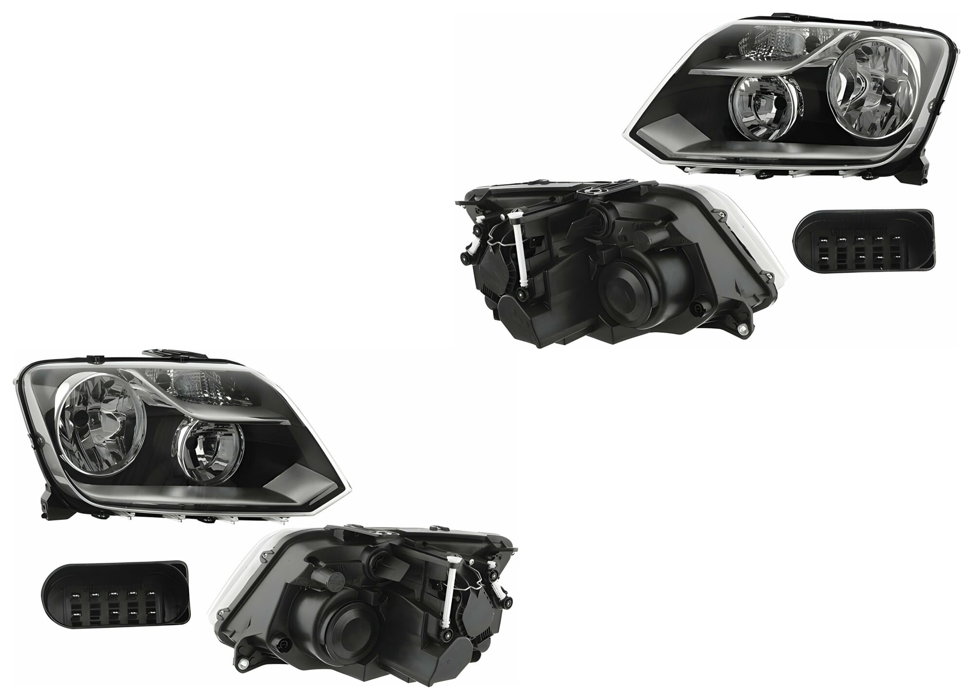 Par De Faros Eléctrico Con Motor Para Foco