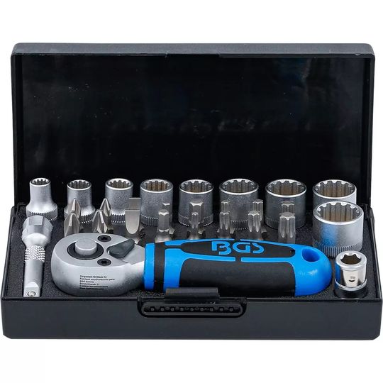 bgs-autocle-de-dados-gear-lock-y-herramienta-1-4-28-piezas-0