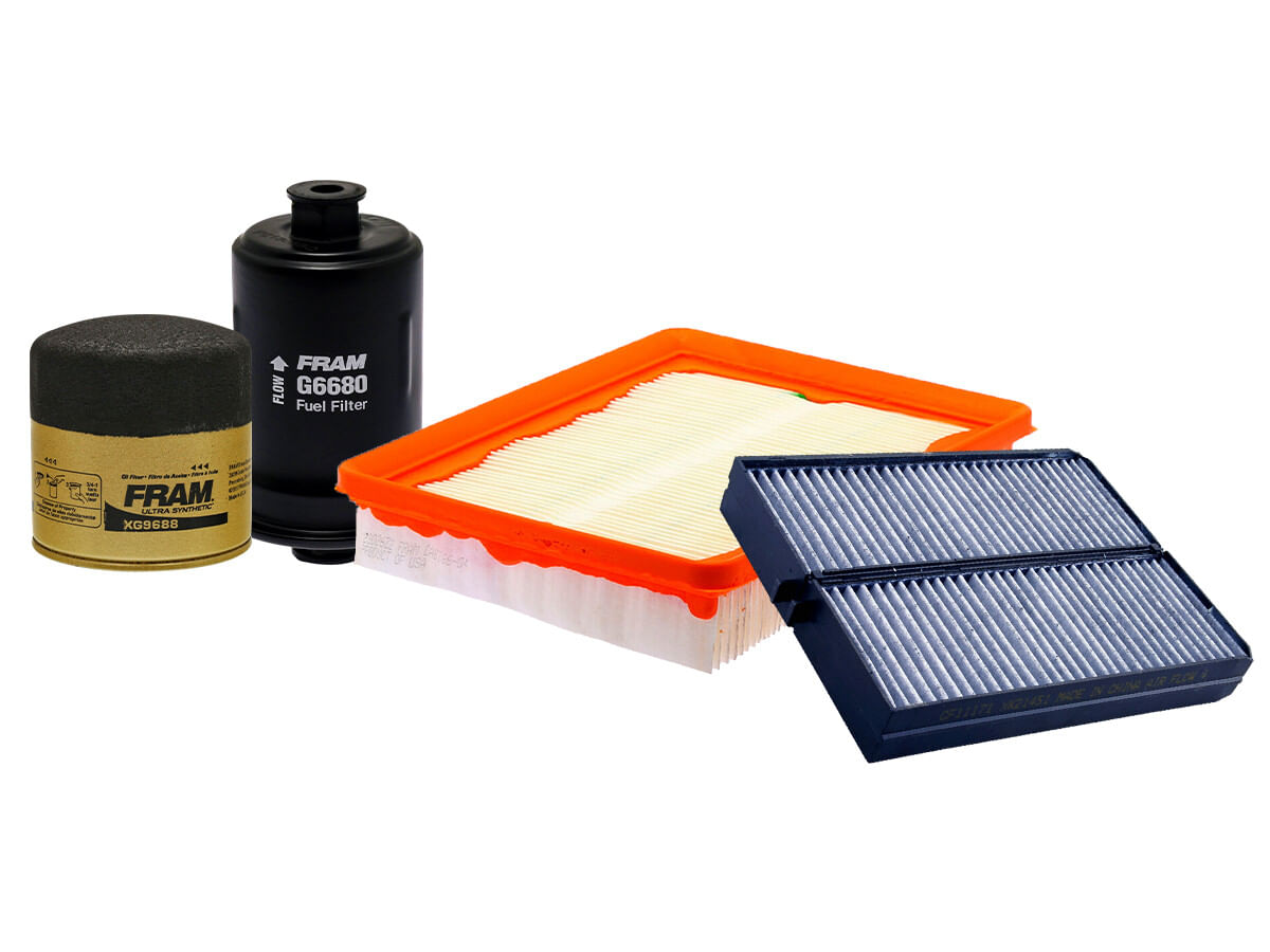Kit De 4 Filtros Para Aceite Sintético