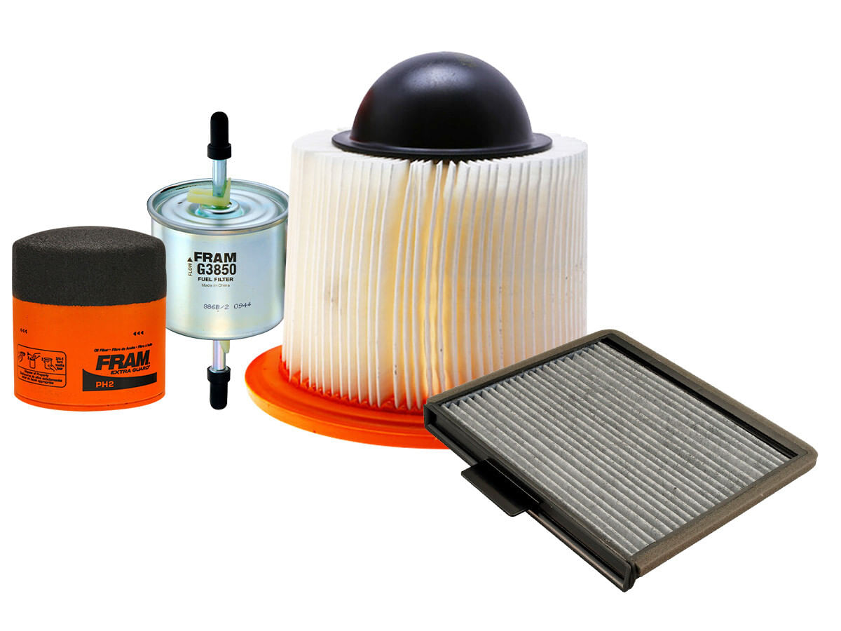 Kit De Filtro De Aire, Filtro De Aceite, Filtro De Combustible Y Filtro De Cabina (4 Piezas)