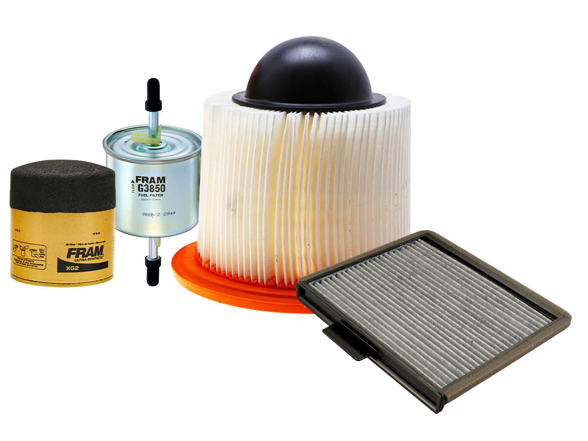 Kit De 4 Filtros Para Aceite Sintético