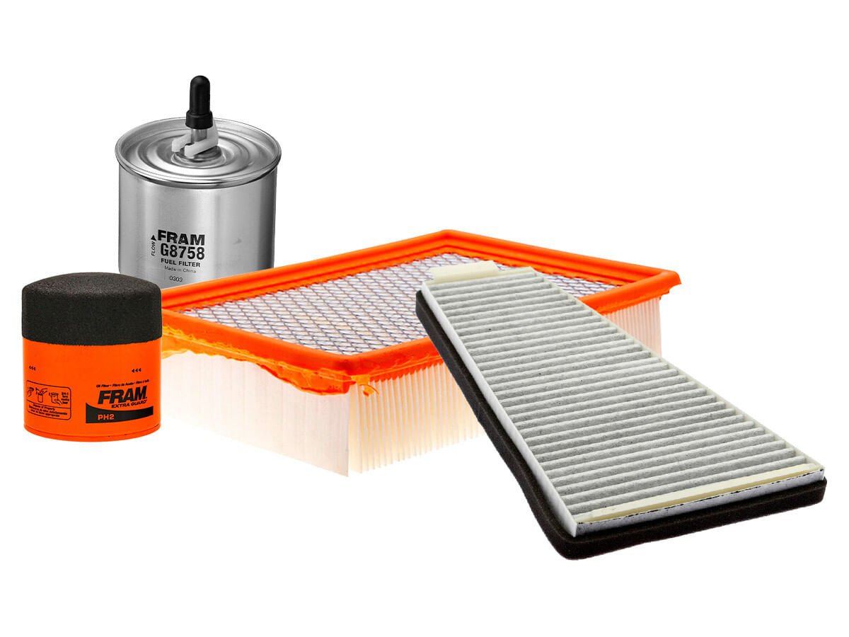 Kit De Filtro De Aire, Filtro De Aceite, Filtro De Combustible Y Filtro De Cabina (4 Piezas)