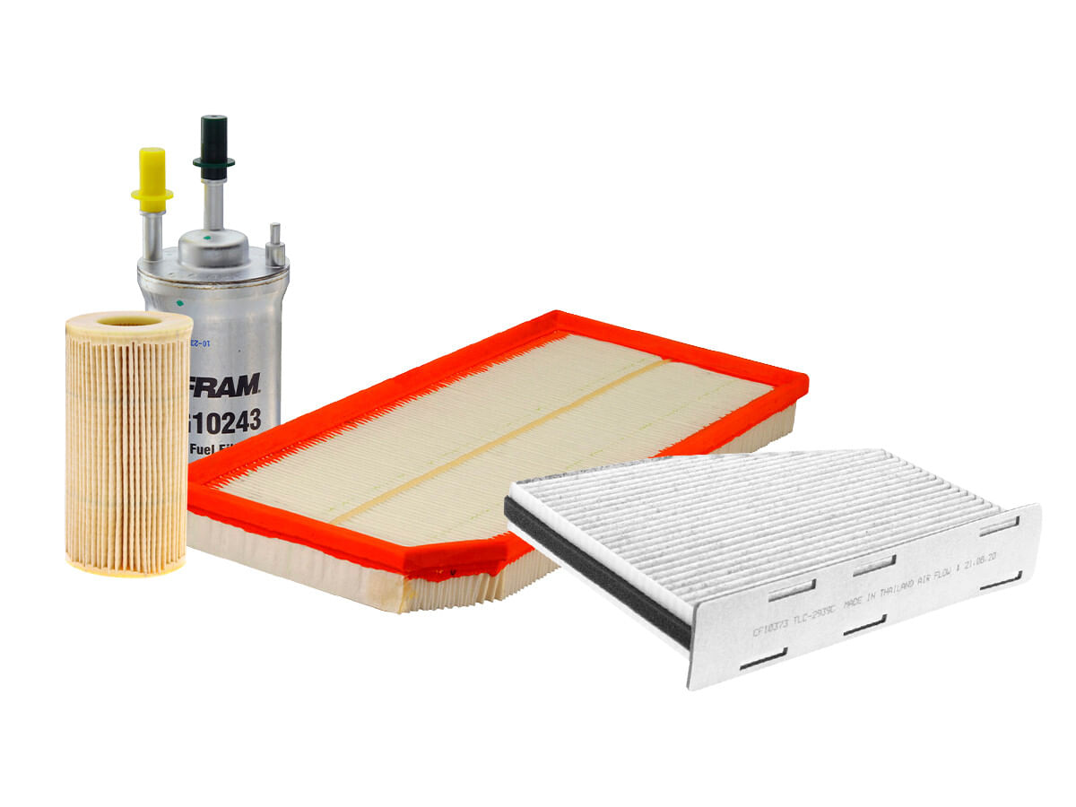 Kit De Filtro De Aire, Filtro De Aceite, Filtro De Combustible Y Filtro De Cabina (4 Piezas)