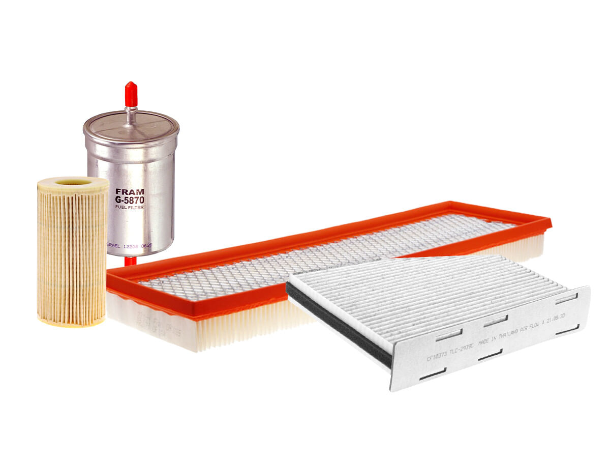 Kit De Filtro De Aire, Filtro De Aceite, Filtro De Combustible Y Filtro De Cabina (4 Piezas)