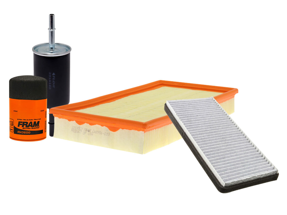 Kit De Filtro De Aire, Filtro De Aceite, Filtro De Combustible Y Filtro De Cabina (4 Piezas)