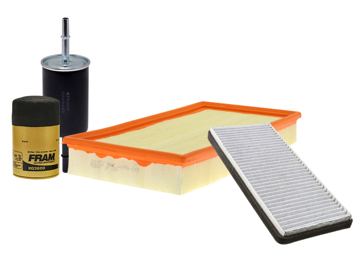 Kit De 4 Filtros Para Aceite Sintético