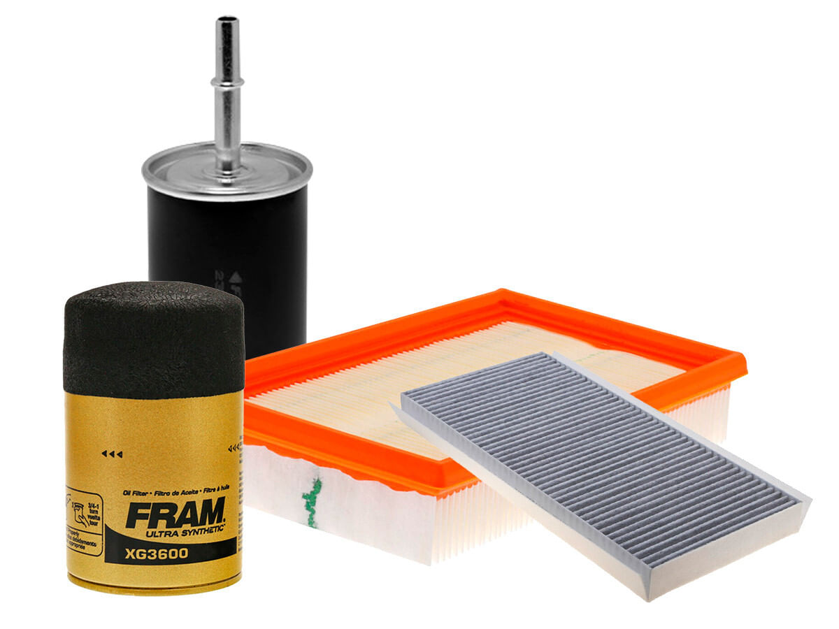Kit De 4 Filtros Para Aceite Sintético