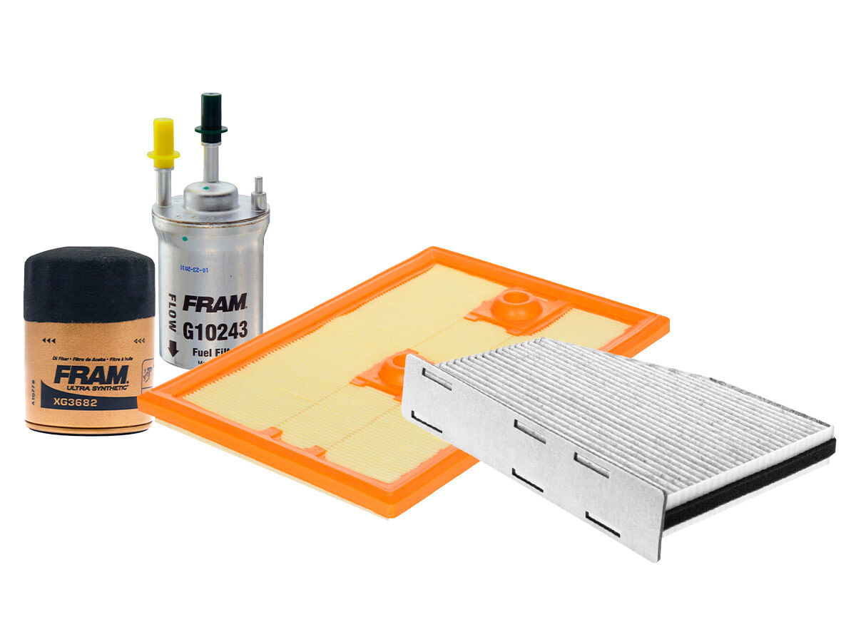 Kit De 4 Filtros Para Aceite Sintético